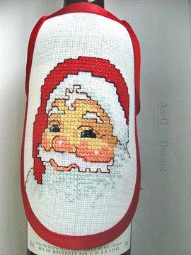 Коледна Ръчно Шита Декорация Santa