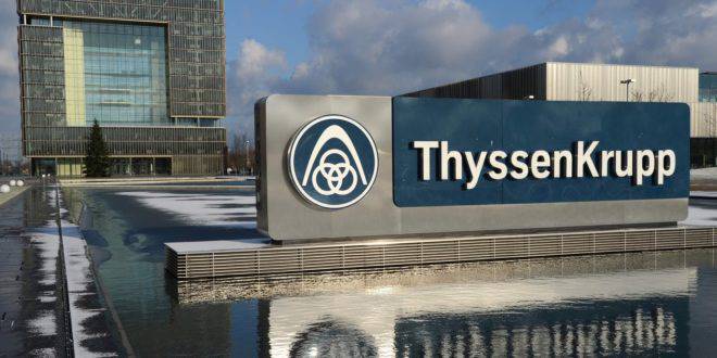 ThyssenKrupp отчете рекордни годишни поръчки за 2017