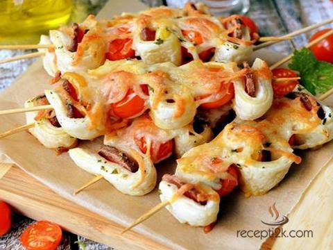 Рецепта за: Пица на шиш
