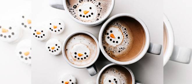 МАЛКИ СНЕЖНИ ЧОВЕЧЕТА ЗА КАФЕ