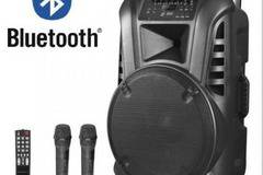 15″ Активна тонколона Azusa TN15 с FM радио, SD карта, Bluetooth, USB и 2 бр. безжични микрофона