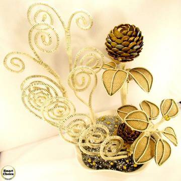 Сувенир – Декоративно цвете на парите и изобилието – 40 см. Модел DM-9018