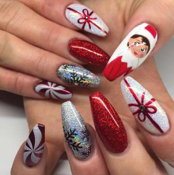 Коледен Маникюр