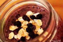 Нектар от боровинки, овесени ядки и банан