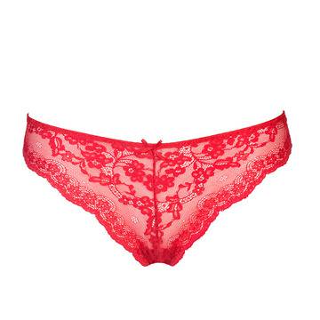 Малена – магазин за червени дантелени бикини с ниска талия Котонела женска дантелена бикина дантелено червено бельо С М Л ХЛ