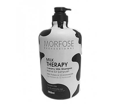 Morfose Milk Therapy Shampoo Шампоан за сухи и изтощени коси с млечни протеини и 12 аминокиселни 1000мл