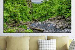 Картина пано за стена от 1 част с горски планински пейзаж – HD-552-1