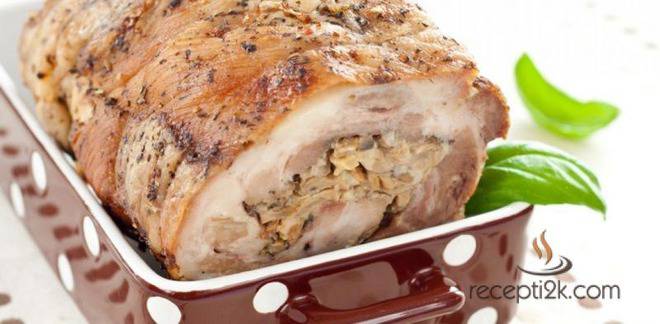 Пълнен свински врат