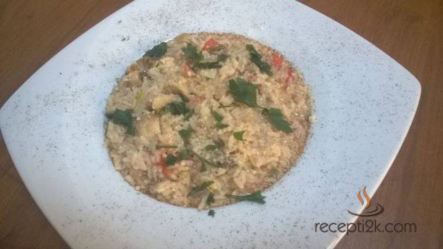 Рецепта за: Ризото с гъби