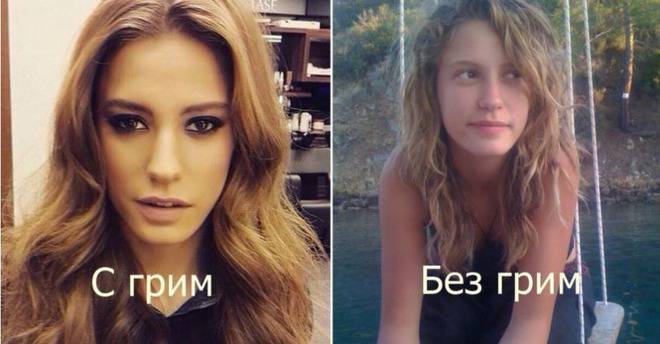 Неузнаваеми са! Вижте как изглеждат известните турски актриси С и БЕЗ грим (снимки)