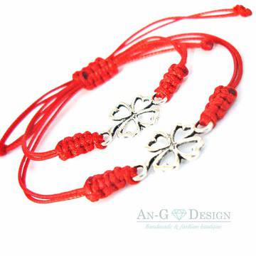 Комплект Гривни с Детелина за Майки и Дъщери