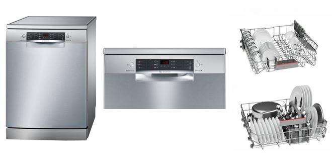 ОФЕРТА ЗА ТЕБ: Съдомиялна Bosch SMS46GI05E, 12 комплекта, 6 програми, 60 см, Клас A++, Inox