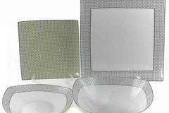 Порцеланов комплект за хранене от 19 части – Luxury squares