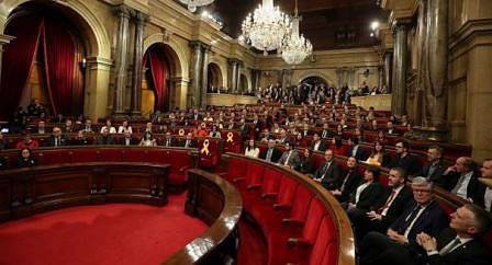 Новоизбраният парламент на Каталуния се събра за първото си заседание