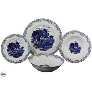 Порцеланов комплект за хранене от 19 части – Синята къща