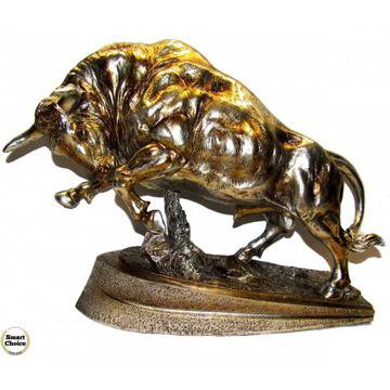 Фън Шуй статуетка. Фигура от полирезин на бик – 39 см. Модел S-8102-4682