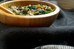 Средиземноморска супа от спанак с леща