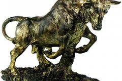 Фън Шуй статуетка. Фигура от полирезин на бик – 34 см. Модел 81-5977