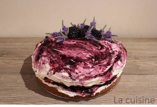 Портокалова торта с боровинки