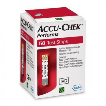 Тест ленти за глюкомер Accu-Check Performa 50 бр.