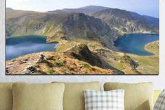 Картина пано за стена от 1 част с изглед от Рилските езера – HD-574-1