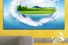 Картина пано за стена от 1 част с романтично изображение – HD-340-1