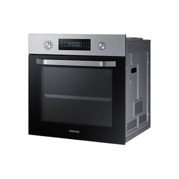Фурна за вграждане Samsung NV66M3531BS, Електрическа, 66 л, Led дисплей, Dual Cook, Клас A, Inox