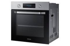 Фурна за вграждане Samsung NV66M3531BS, Електрическа, 66 л, Led дисплей, Dual Cook, Клас A, Inox