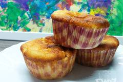 Мъфин с ананас и извара