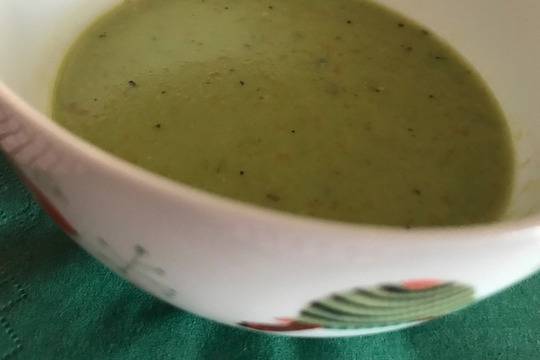 Крем супа от грах с мащерка здравословно