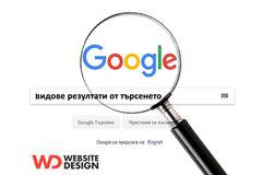Видове резултати от търсенето в Google и как да се възползвате от тях