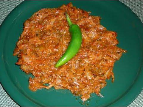 Постно прясно зеле с домати