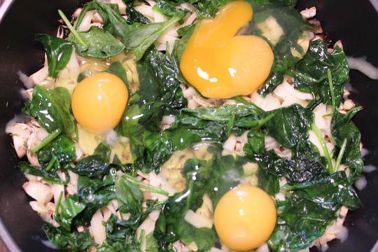 ЗАПЕКАНКА С ГЪБИ И СПАНАК