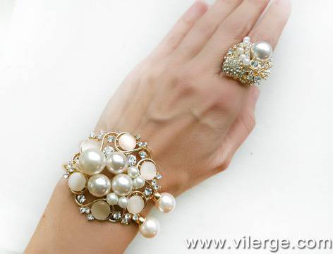 Пръстени и гривни с Перли за 8ми Март от Бижута VILERGE