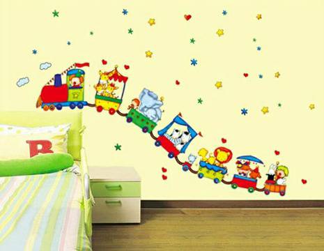 Декорирайте детската стая със забавни стикери