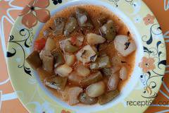 Яхния от картофи и зелен боб