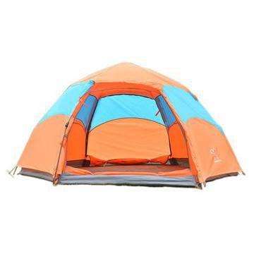 ПАЛАТКА ZELTEN ШЕСТОЪГЪЛЕН 240X240X140 CM, AВТОМАТИЧНА, 3-5 ДУШИ