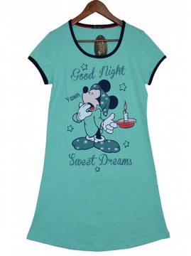 Дамска нощница с къс ръкав ИВА ТЕКС