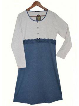 Дамска нощница с дълъг ръкав ИВА ТЕКС