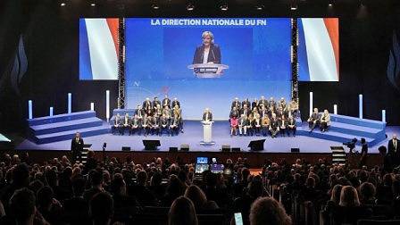 Преизбраха Марин льо Пен за лидер на Национален фронт