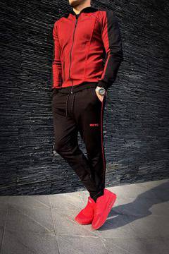 Цветен мъжки спортен комплект от две части