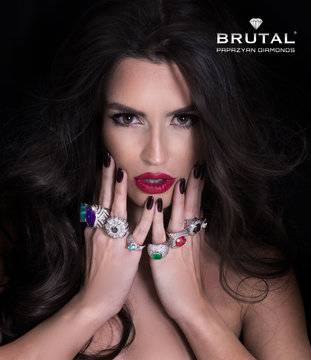 Дизайнерски пръстени с диаманти и скъпоценни камъни - Бижутерия BRUTAL