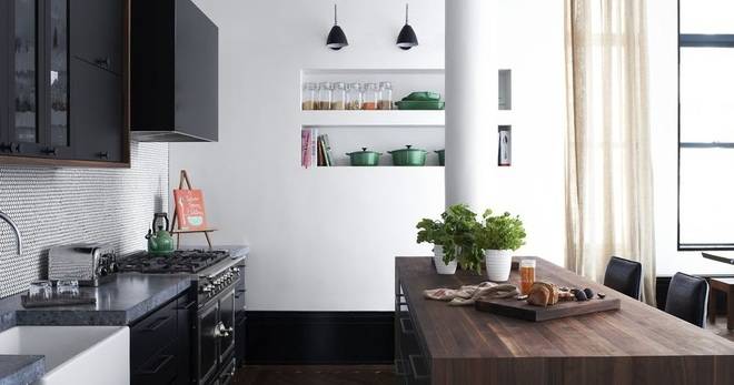 Интериори – идеи: Малка луксозна кухня