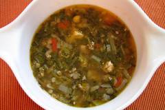 Рецепта за супа (чорба) от коприва и ориз (фиде)