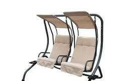 Люлка Kring Sanremo, 2 места, 170x136x170 cм, Бежова