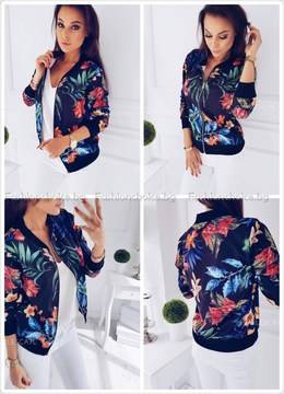 Хит модел дамско якенце с цветни мотиви