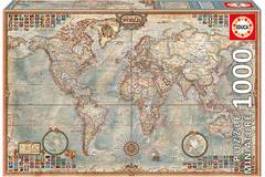 1000 POLITICAL MAP OF THE WORLD