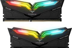 TEAM T-FORCE NIGHT HAWK BLACK RGB DDR4 16GB (2X8GB) 3200MHZ Памет