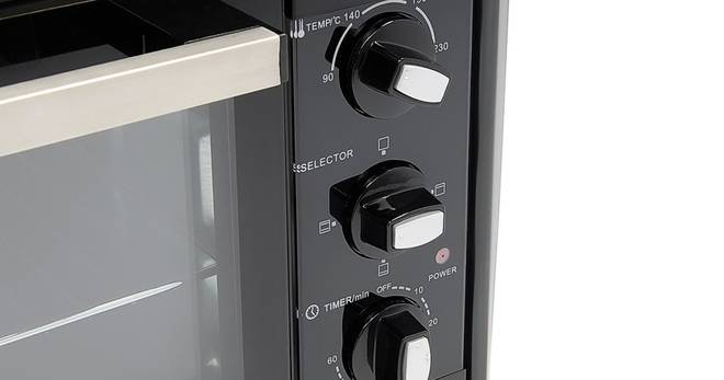 Електрическа фурна Star-Light CEL-2014, 1380W, 230 градуса, 20л, Таймер, Функция грил, Light, Черна