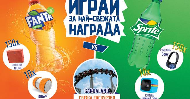 Спечелете екскурзии до Милано, Polaroid камери, слушалки и колонки от Fanta и Sprite